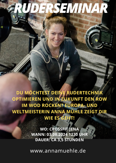 Ruderseminar Crossfit jena concept 2 anna mühle